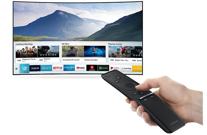 Samsung UE55NU7672 připojení k internetu